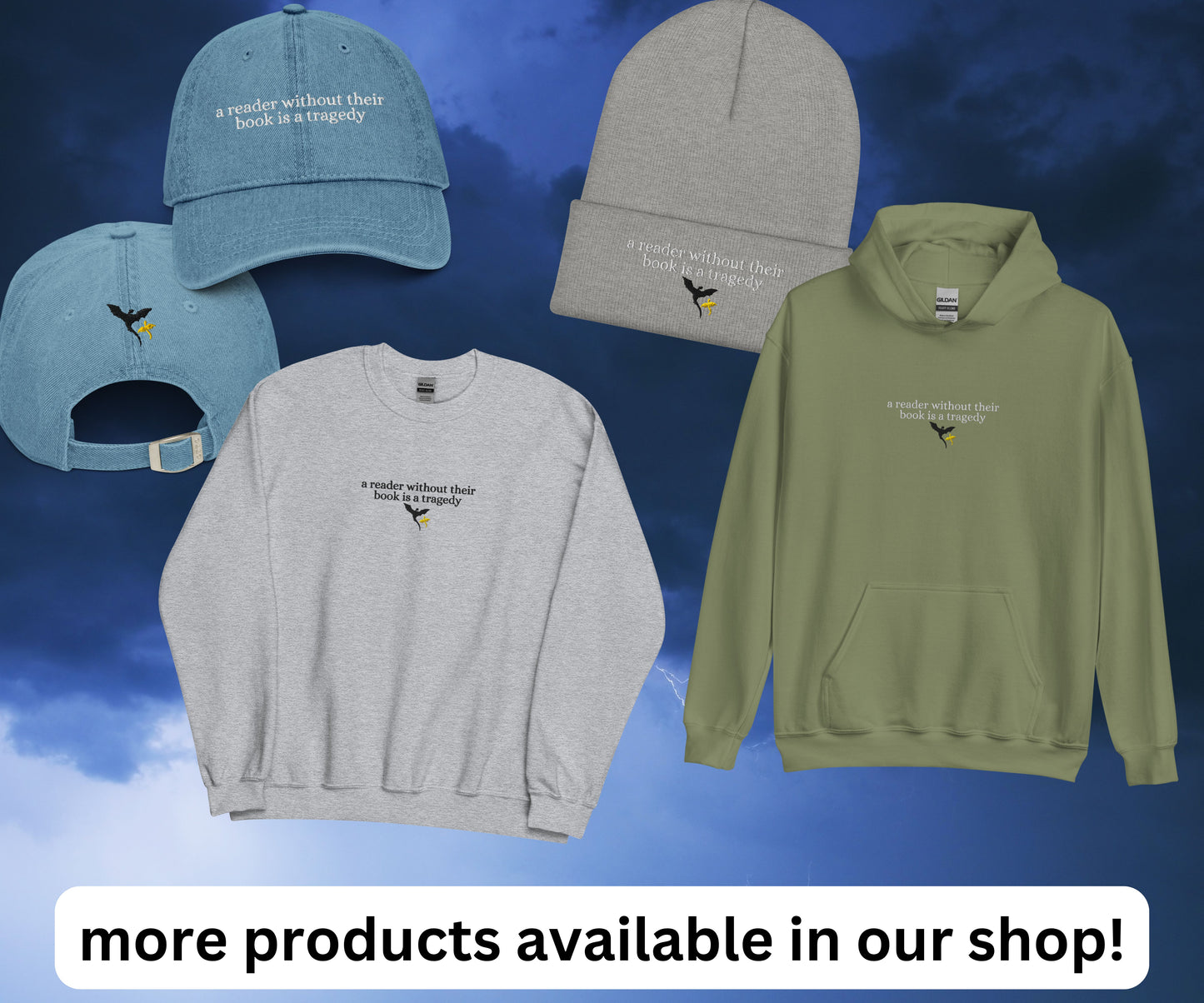 Dragon Rider Embroidered Crewneck Sweatshirt