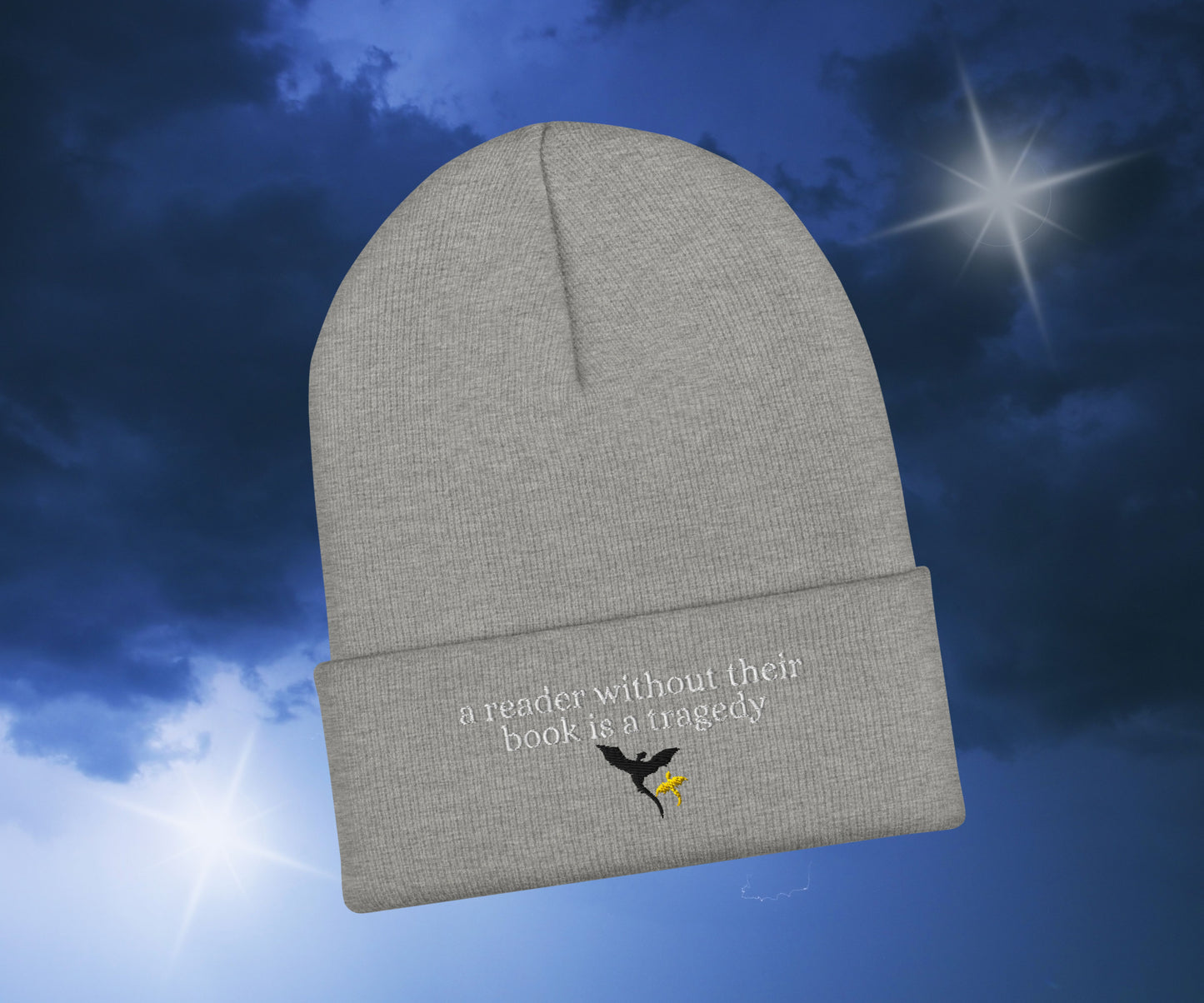 Dragon Rider Embroidered Beanie