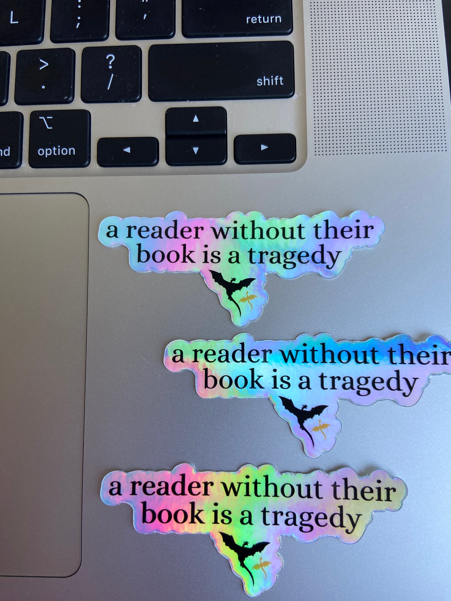 Dragon Rider Holographic Sticker