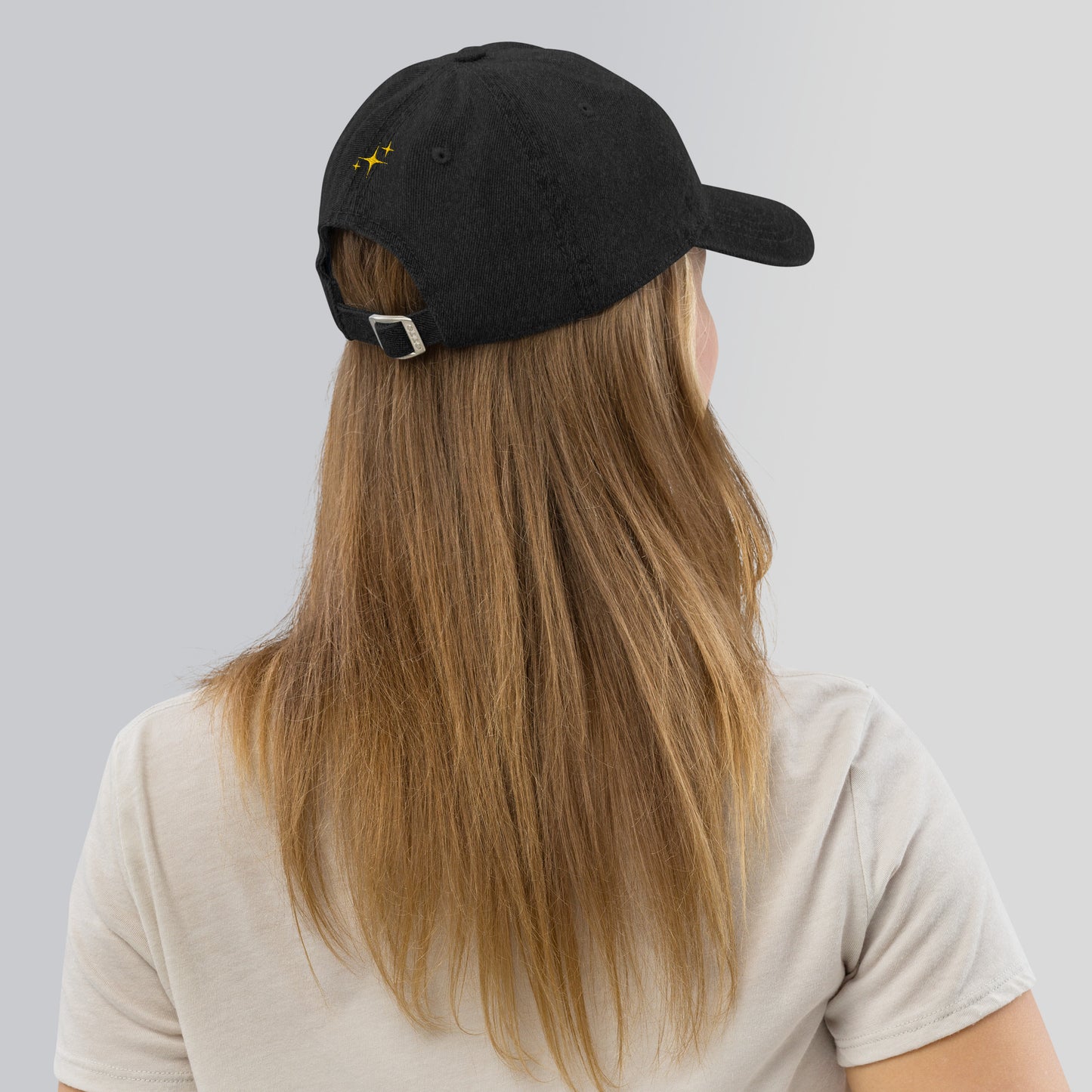 As If You Could Outread Me Embroidered Denim Hat (Front, Back)