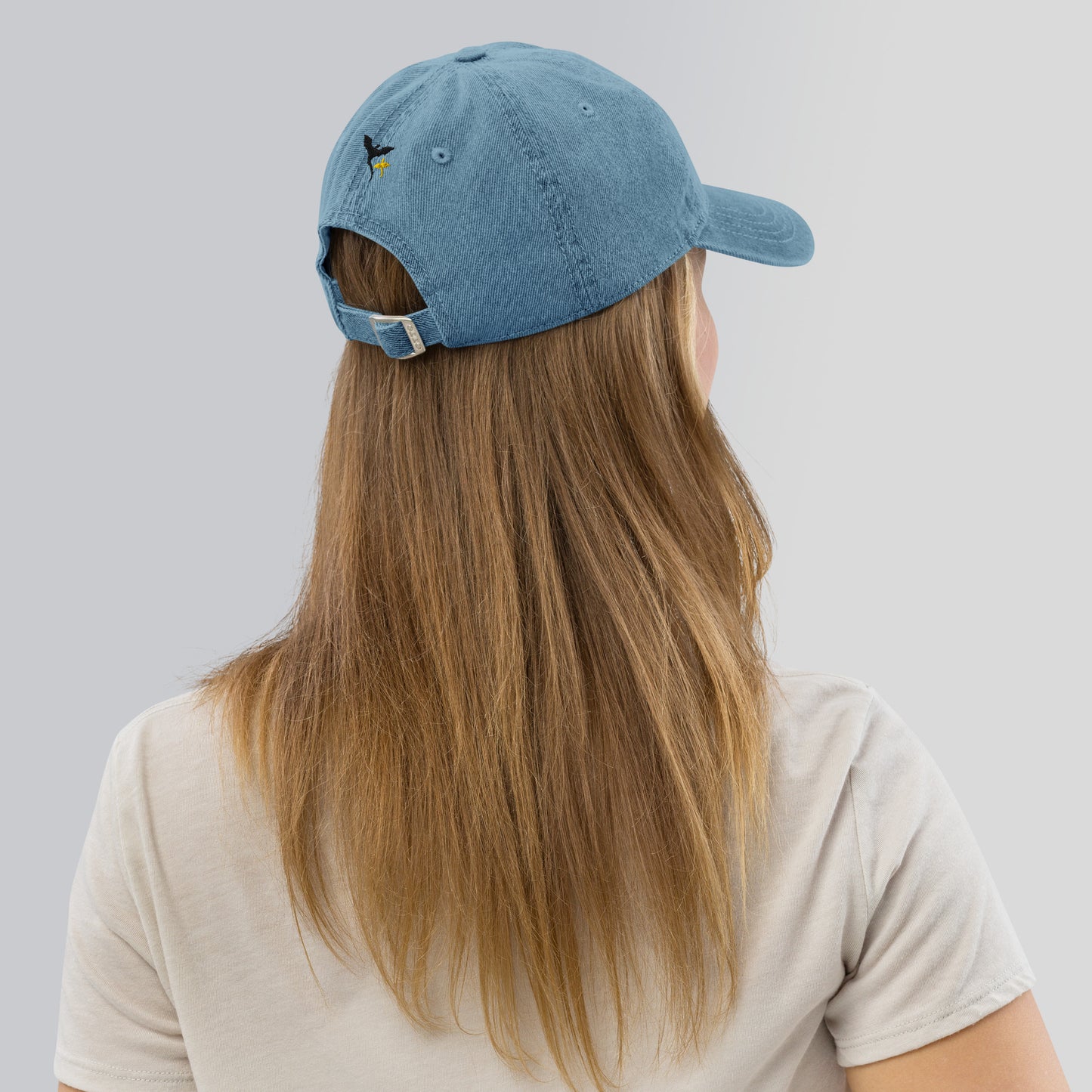 Dragon Rider Embroidered Denim Hat (Front & Back)