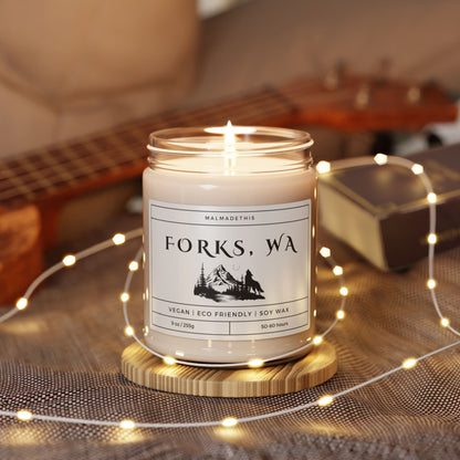 Forks, WA Scented Soy Candle