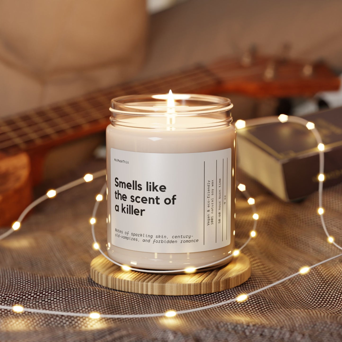 Smells Like The Scent of a Killer Scented Soy Candle