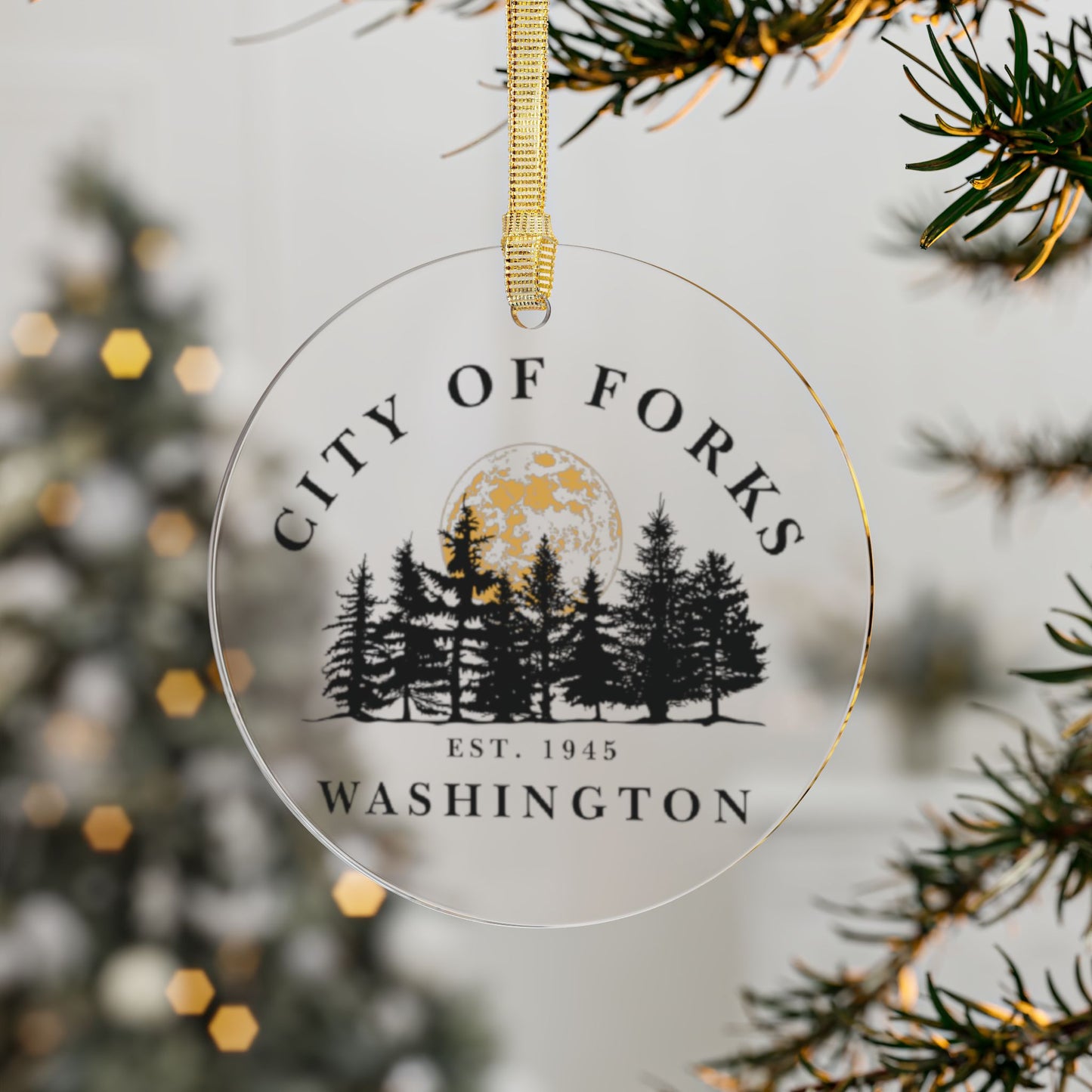 Forks Washington Ornament