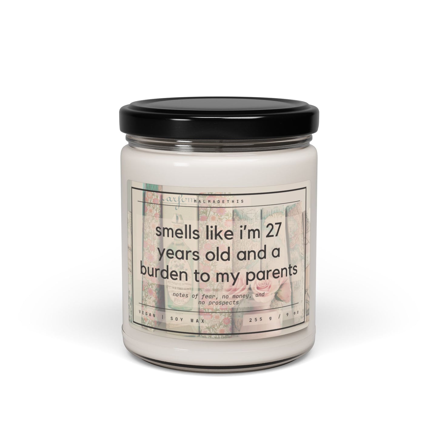 27 Years Old Charlotte Lucas Scented Soy Candle