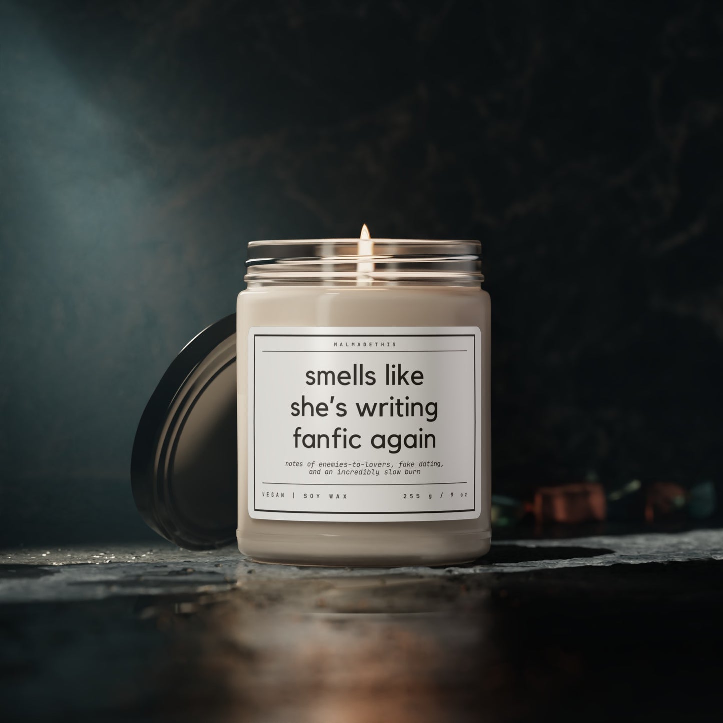 Fanfic Writer Scented Soy Candle