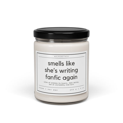 Fanfic Writer Scented Soy Candle