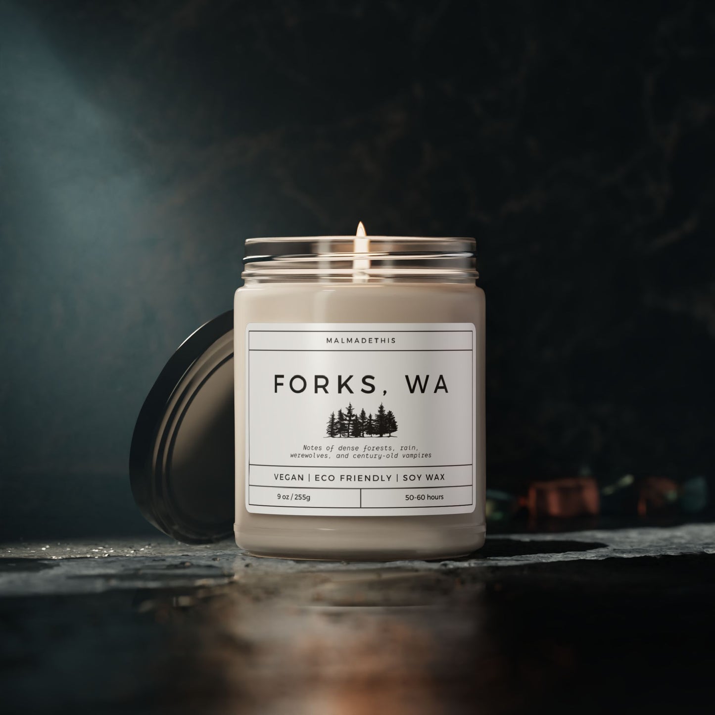 Forks, WA Forest Scented Soy Candle