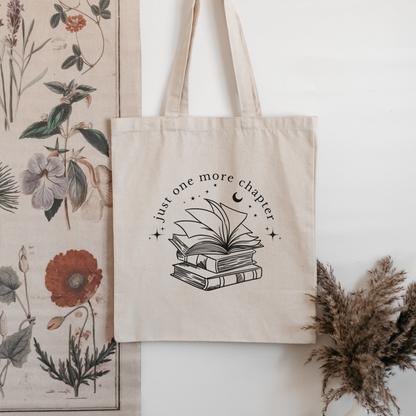 Just One More Chapter Tote Bag