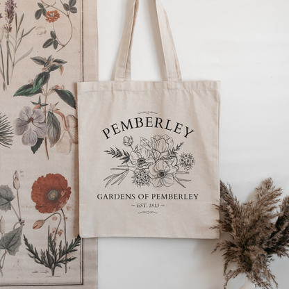 Pemberley Gardens Tote Bag