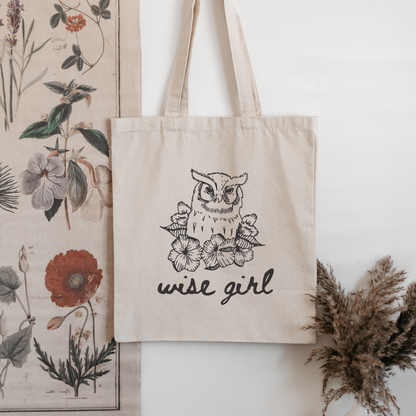 Wise Girl Tote Bag