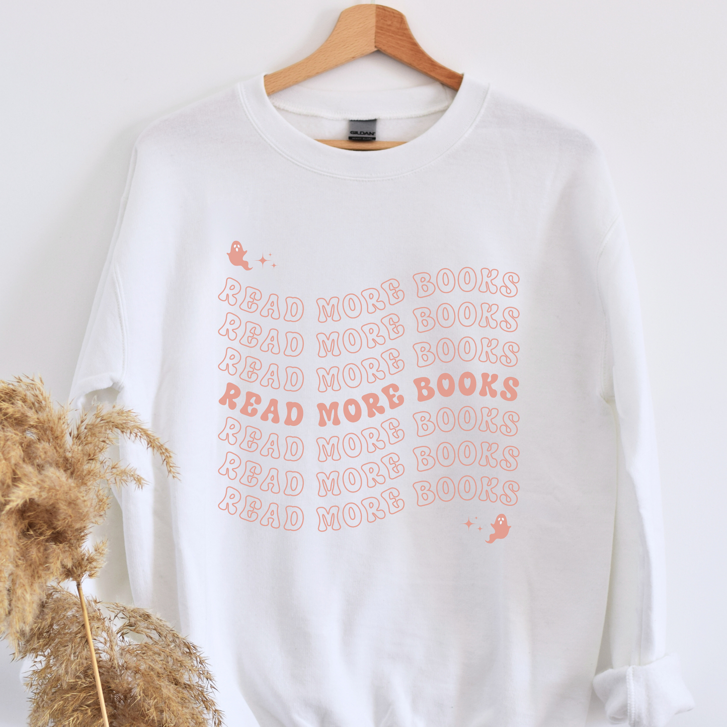 Spooky Read More Books Crewneck Sweatshirt