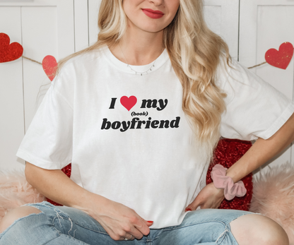 I Heart My Book Boyfriend Tee