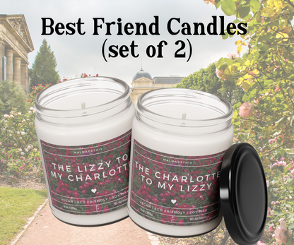 Lizzy & Charlotte Best Friend Scented Soy Candles (2 Piece)