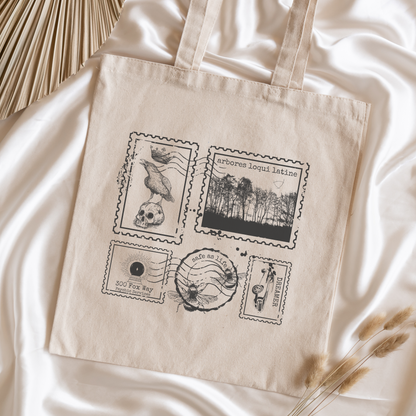 Cabeswater Stamps Tote Bag