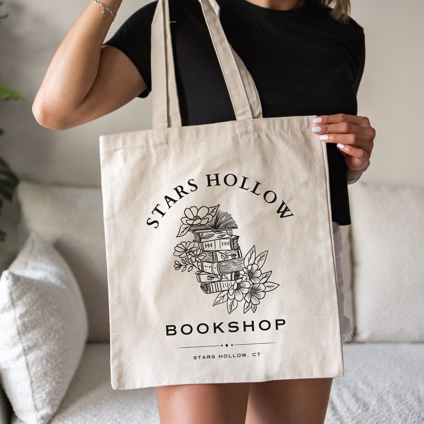 Stars Hollow Bookshop Tote Bag