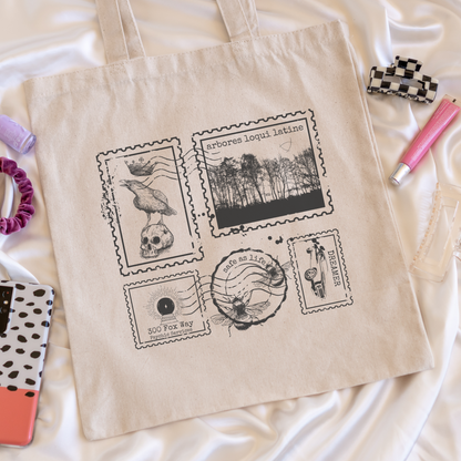 Cabeswater Stamps Tote Bag