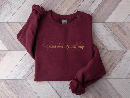 I Read Past My Bedtime Crewneck Sweatshirt