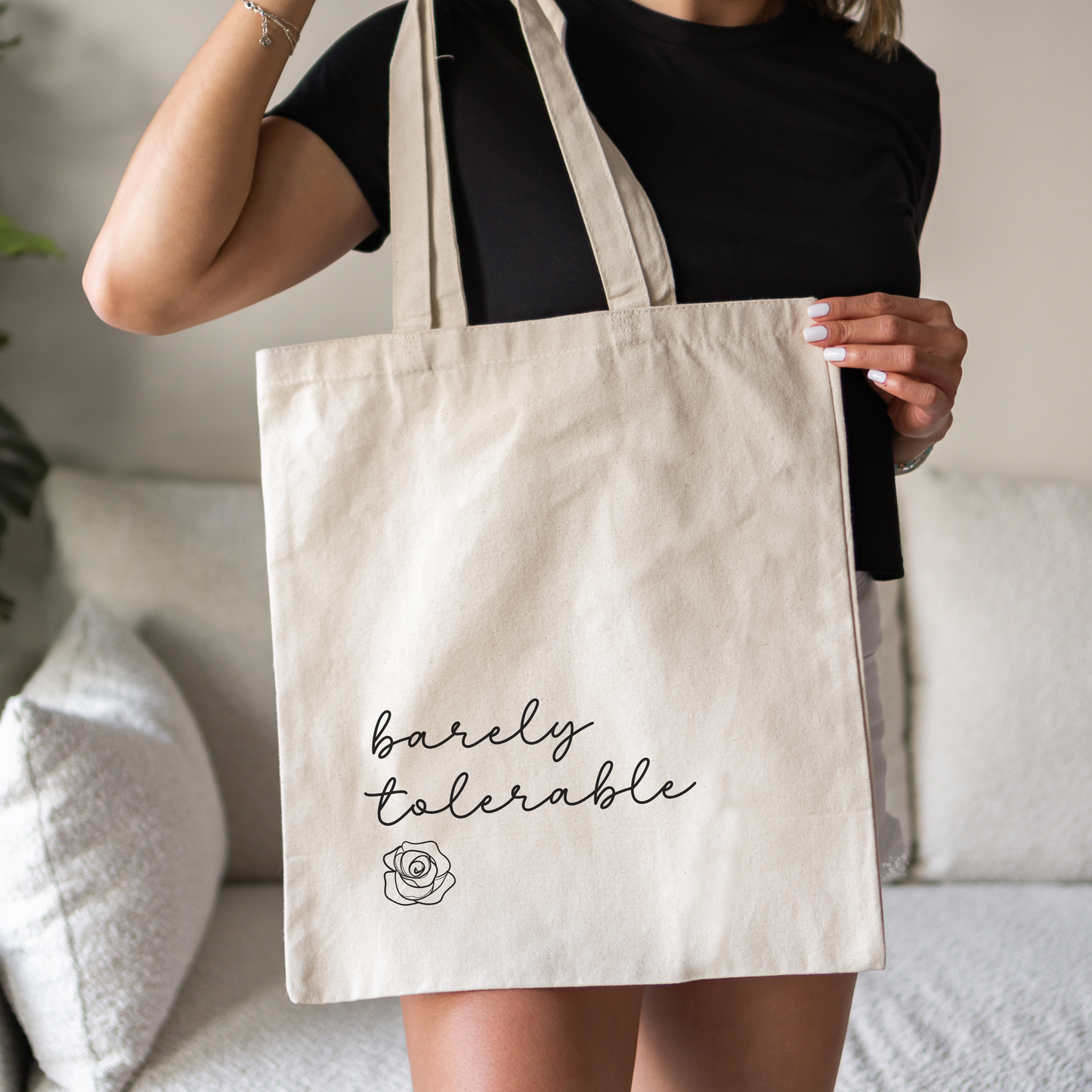 Barely Tolerable Tote Bag