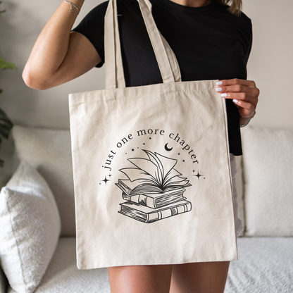 Just One More Chapter Tote Bag