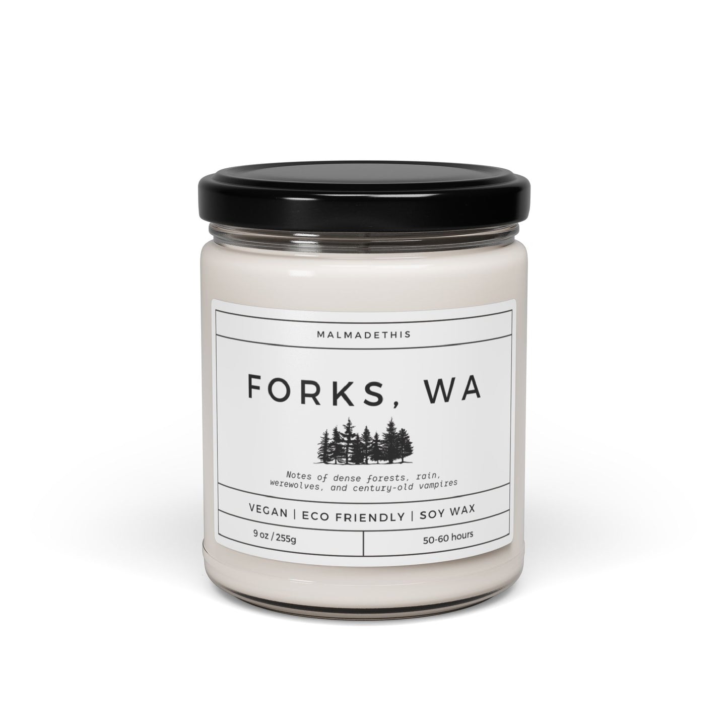 Forks, WA Forest Scented Soy Candle