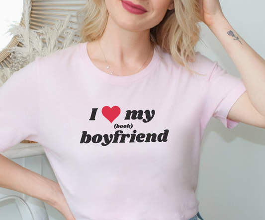 I Heart My Book Boyfriend Tee