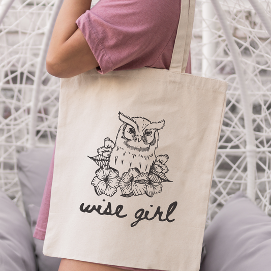 Wise Girl Tote Bag