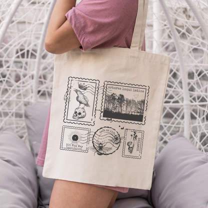 Cabeswater Stamps Tote Bag