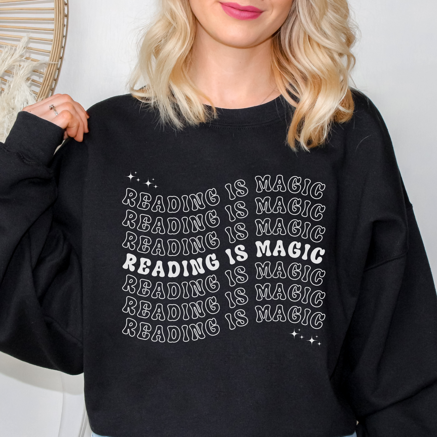 Reading Is Magic Crewneck Sweatshirt