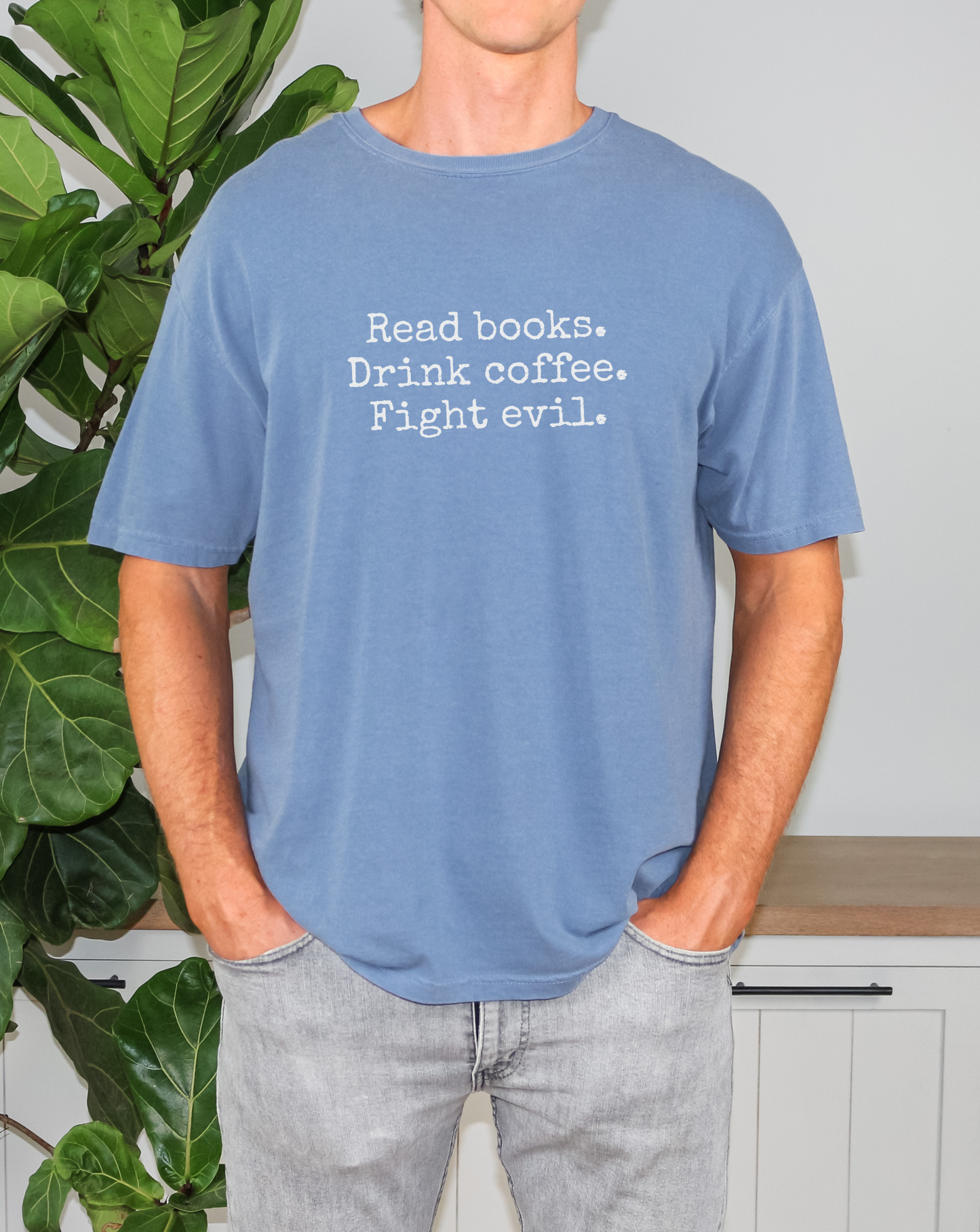 Read Books, Drink Coffee, Fight Evil Tee