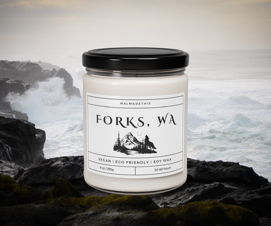 Forks, WA Scented Soy Candle