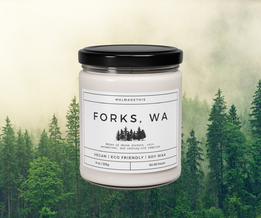 Forks, WA Forest Scented Soy Candle