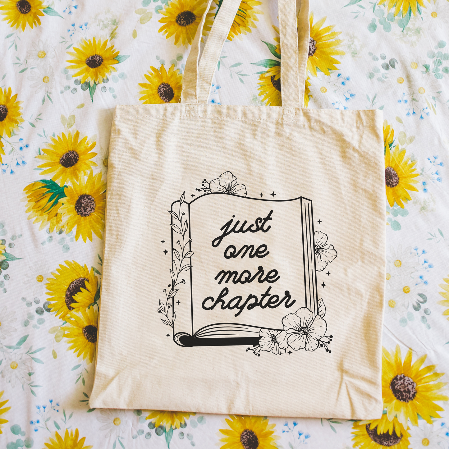 Bookish Just One More Chapter Tote Bag