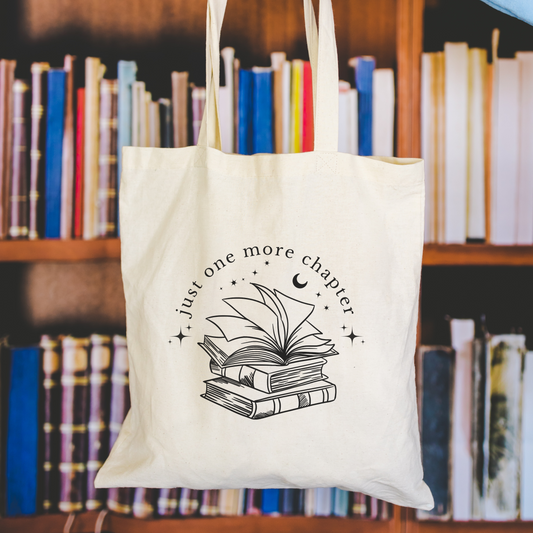 Just One More Chapter Tote Bag