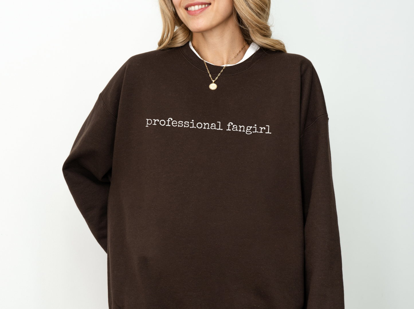 Professional Fangirl Crewneck Sweatshirt