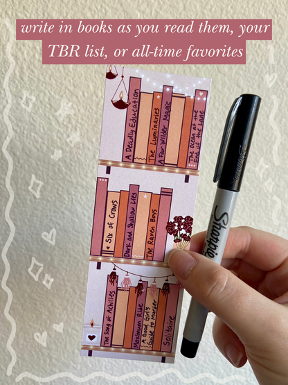 Book Tracker Bookmark