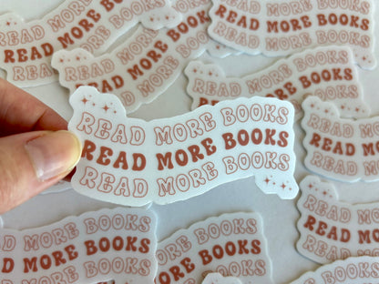 Read More Books Transparent Sticker