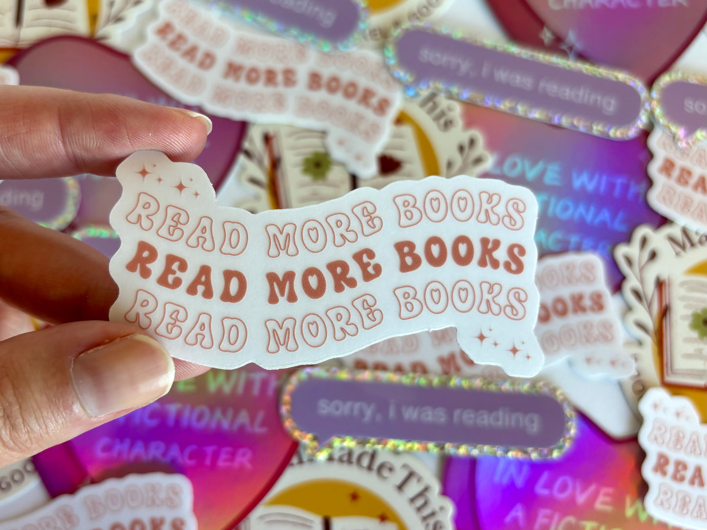 Read More Books Transparent Sticker