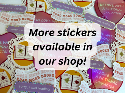 Read More Books Transparent Sticker