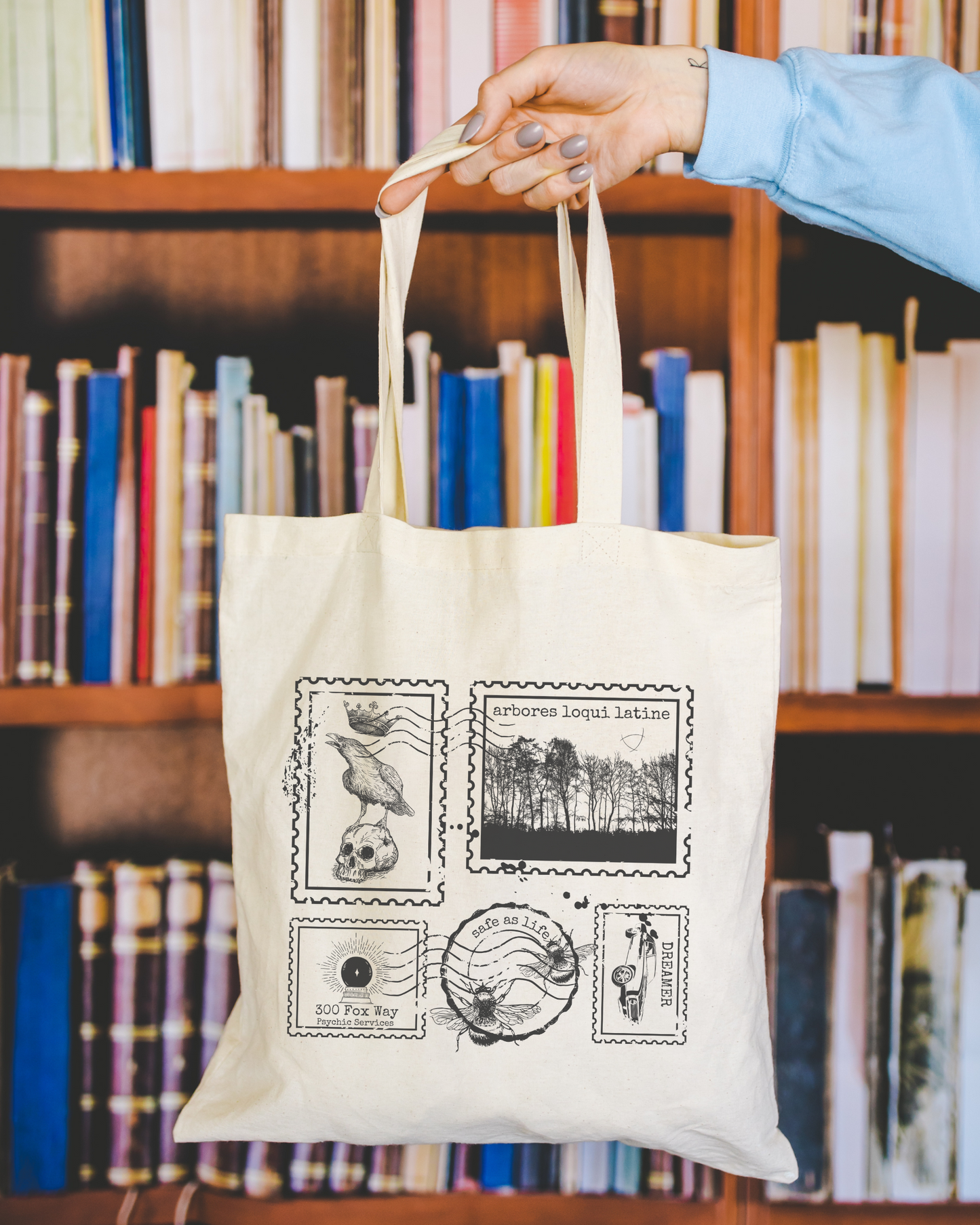 Cabeswater Stamps Tote Bag