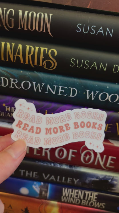 Read More Books Transparent Sticker